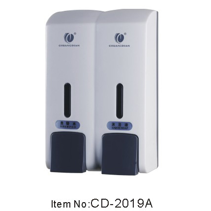 双头手动皂液器(白色) CD-2019A